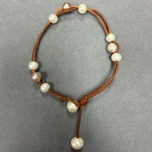 Wendy Mignot Naxos Pearl Anklet - Multi